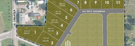 Prodej stavebního pozemku č. 5 z projektu Nad Vodárnou v Ostravě - Heřmanicích