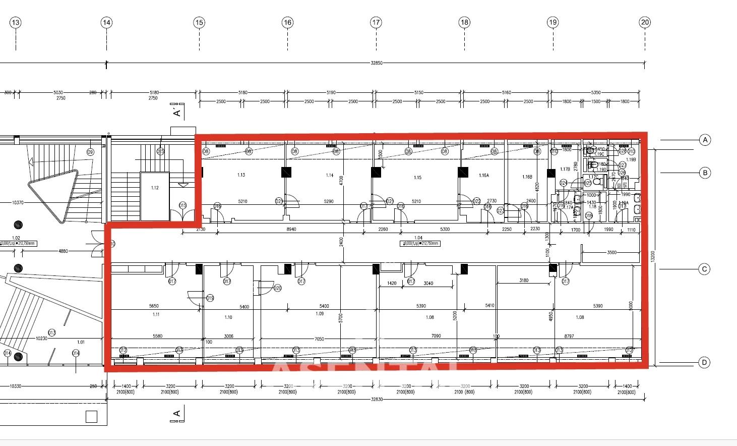 Pronájem kancelářských prostor, 296m²