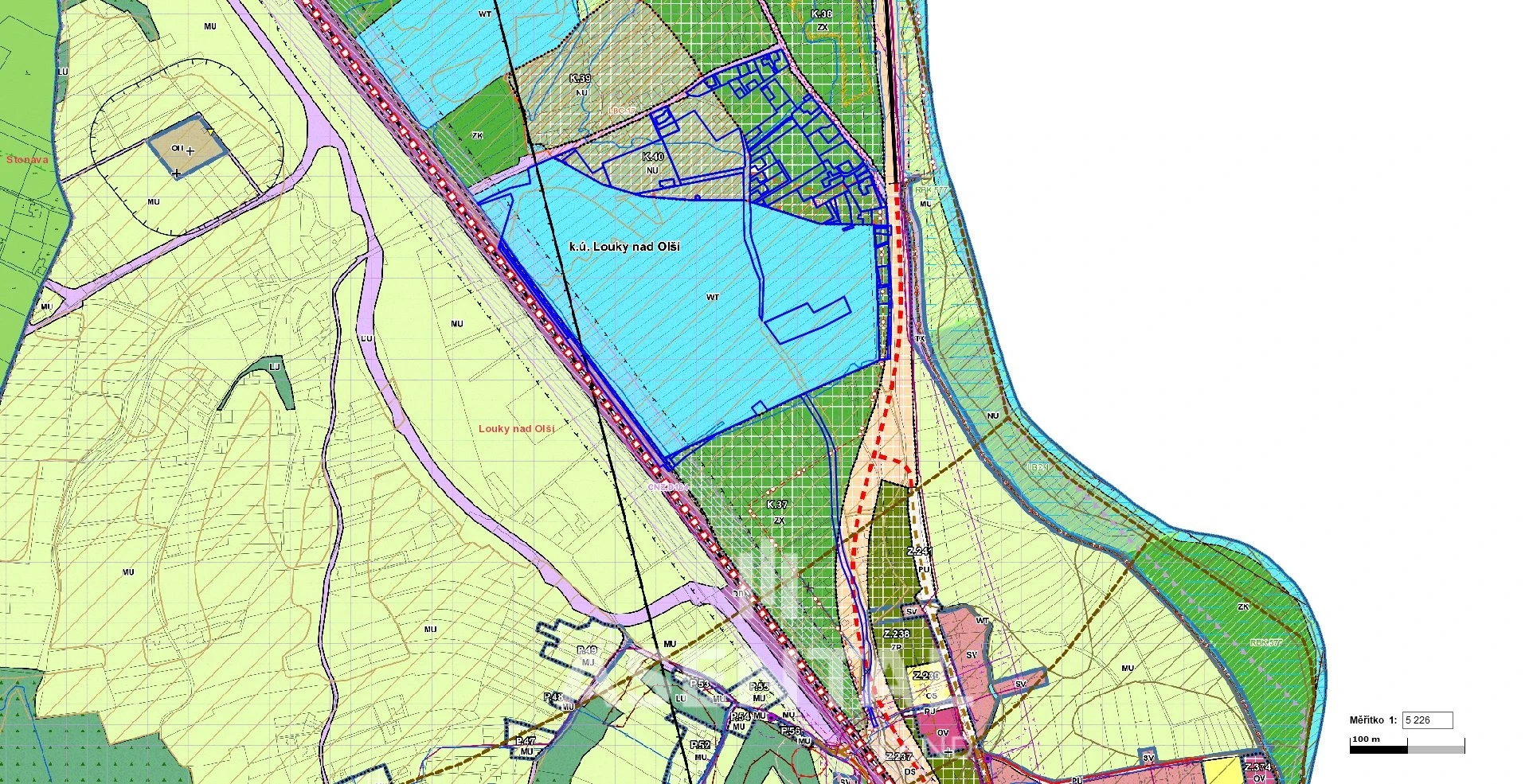 Prodej pozemků, 285 924 m² - Karviná - Louky nad Olší