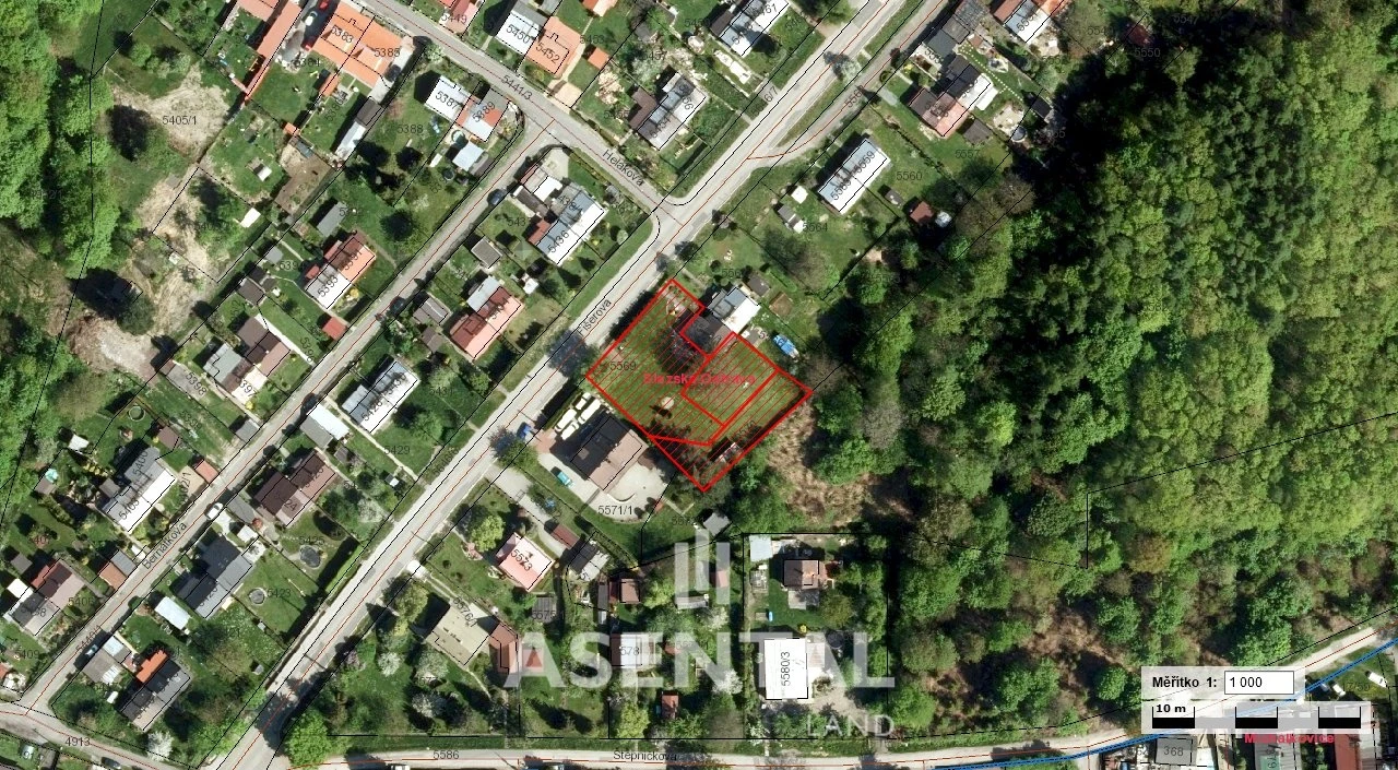 Prodej souboru pozemků o celkové výměře 1 277 m² v k.ú. Slezská Ostrava