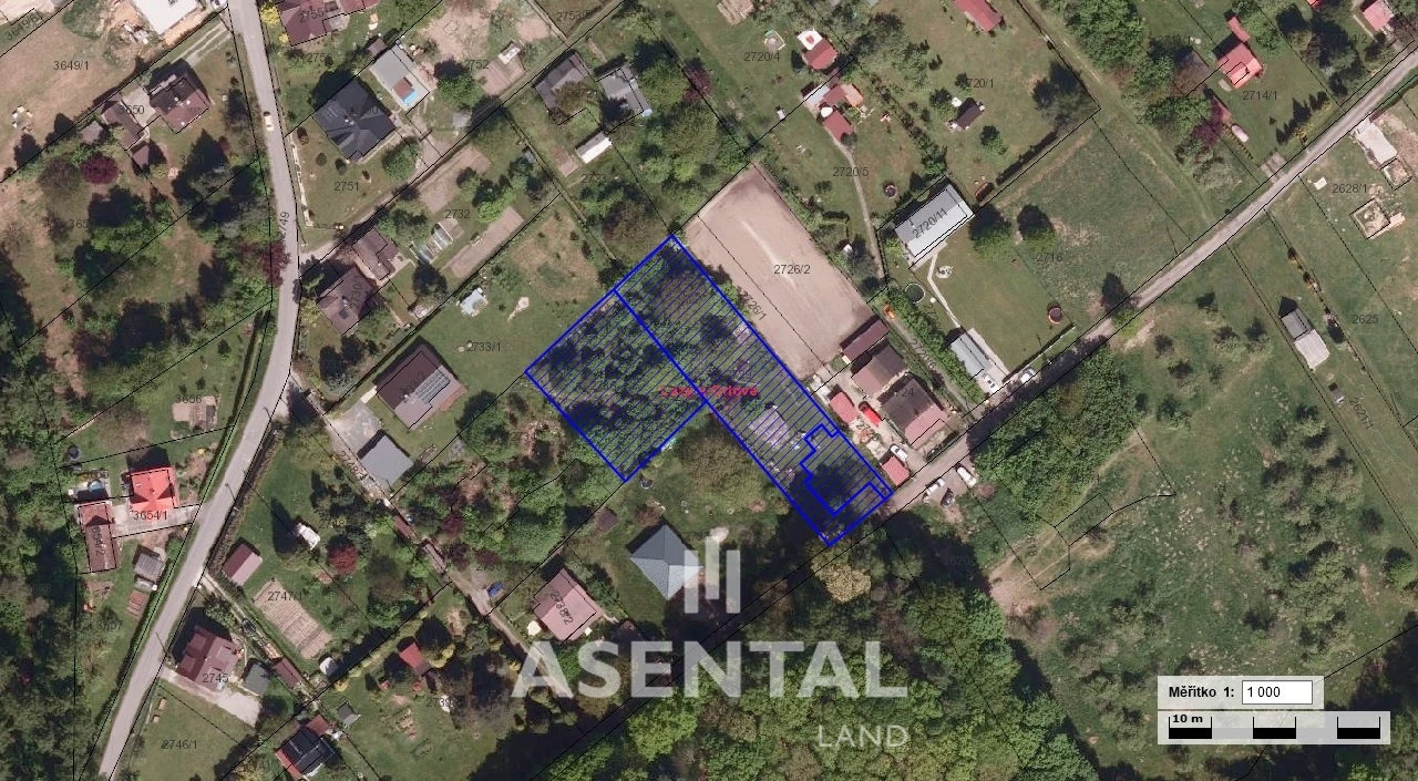 Prodej souboru pozemků o výměře 2 540 m² v k.ú. Lazy u Orlové