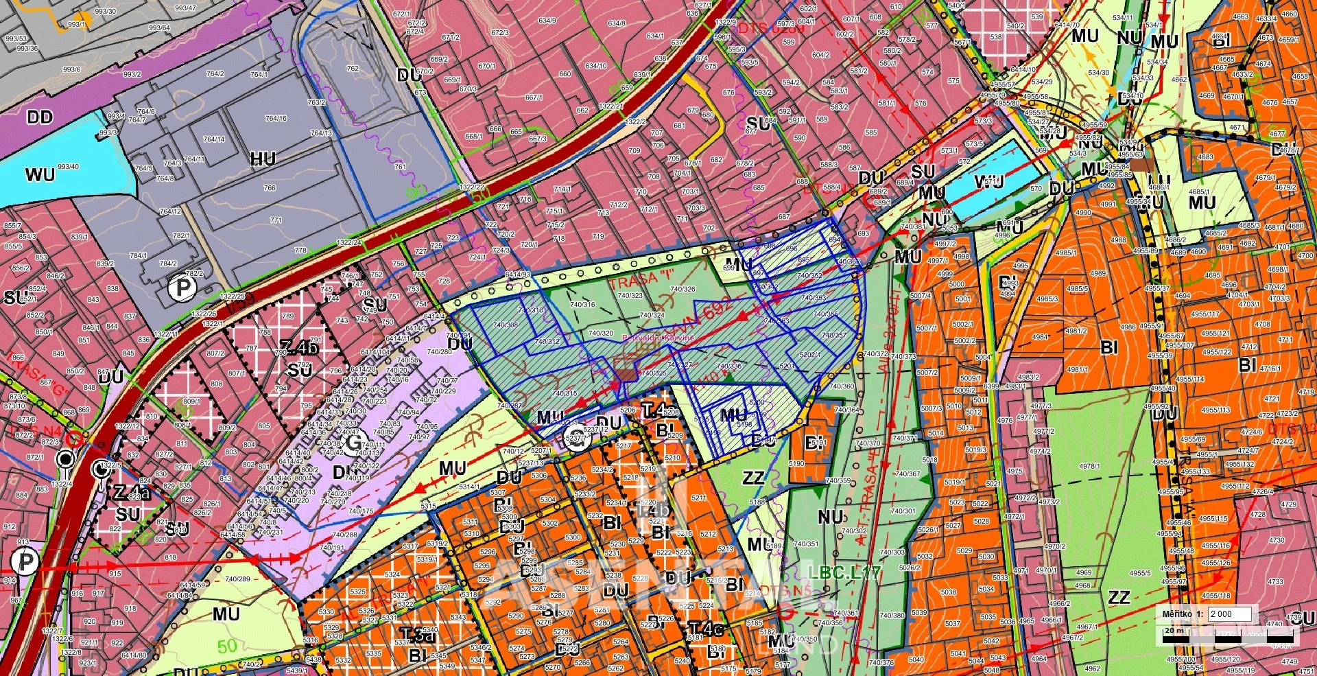Prodej pozemků o výměře 27 282 m² v k.ú. Petřvald u Karviné