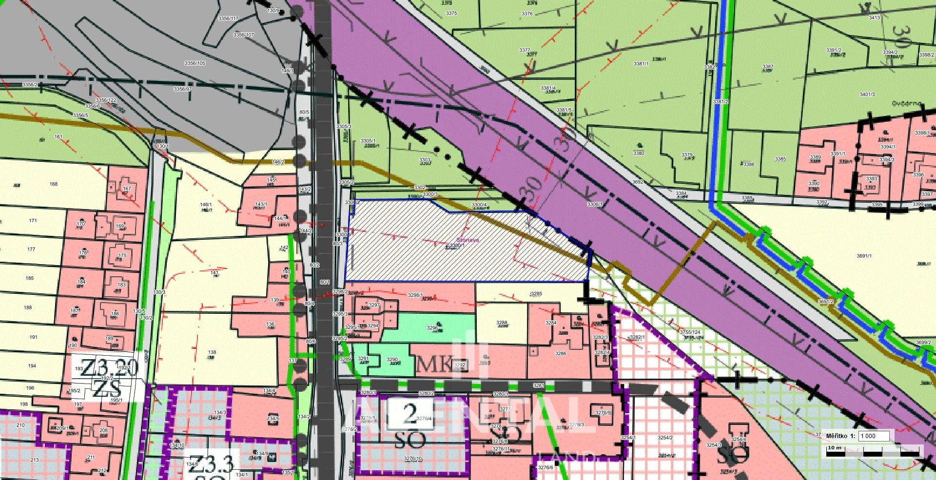 Prodej pozemku o výměře 4 946 m² v k.ú. Stonava