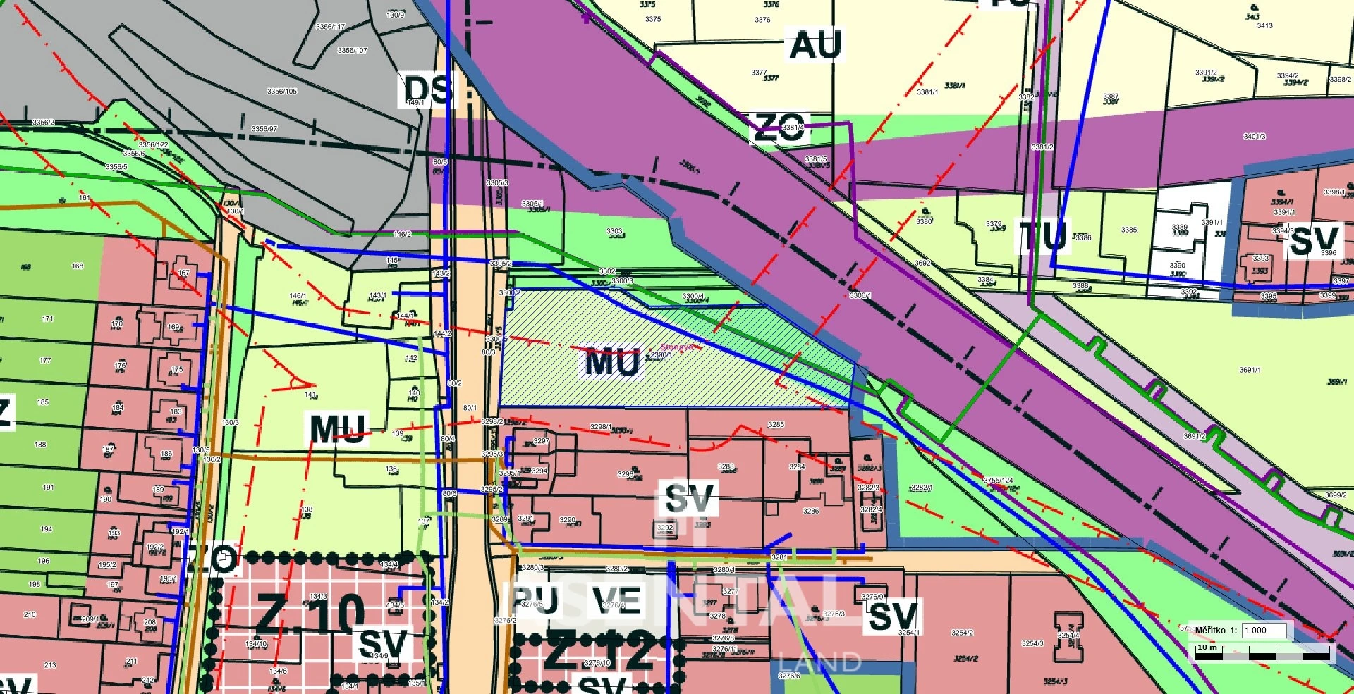 Prodej pozemku o výměře 4 946 m² v k.ú. Stonava