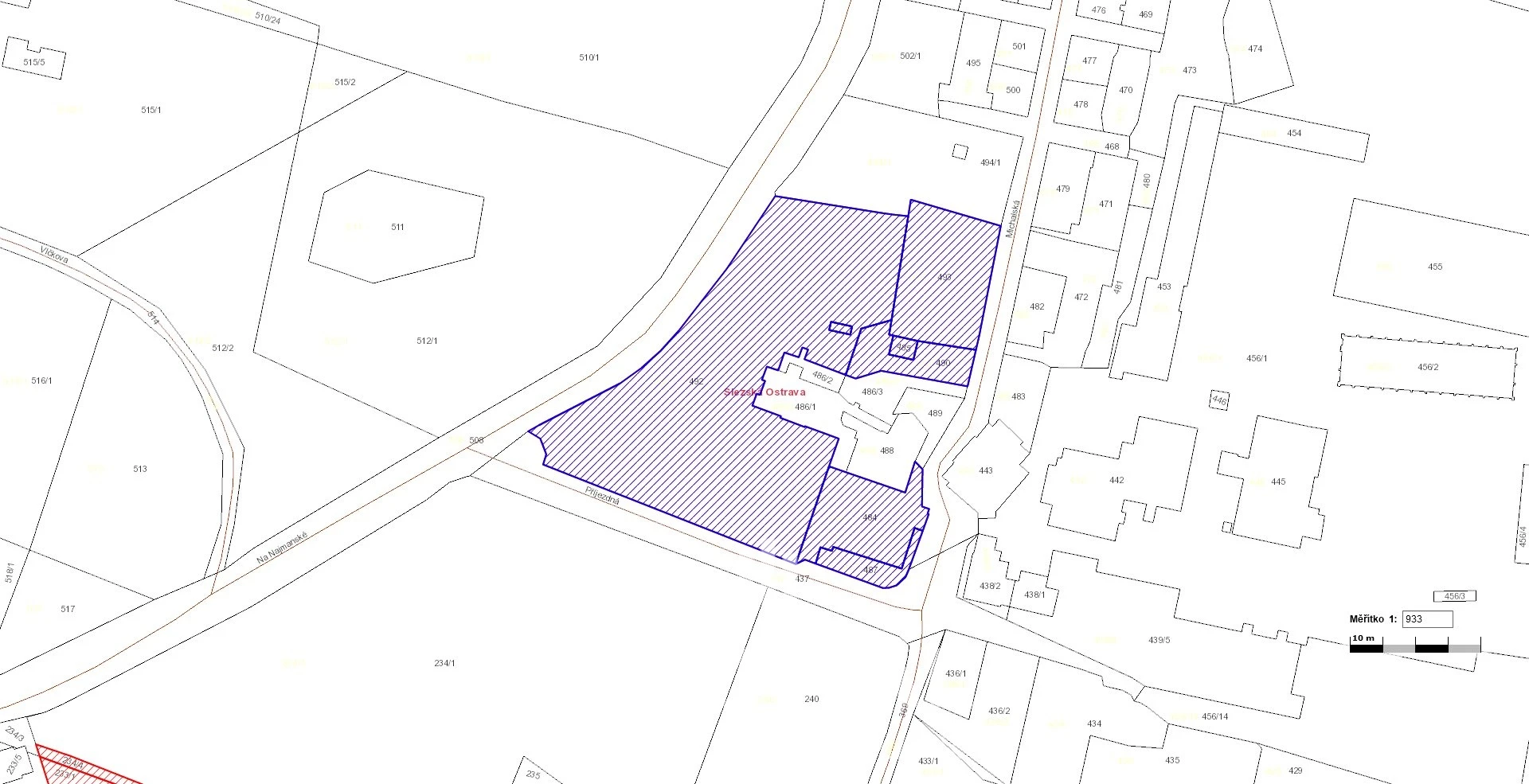 Prodej pozemků, 8 784 m² - Ostrava - Slezská Ostrava