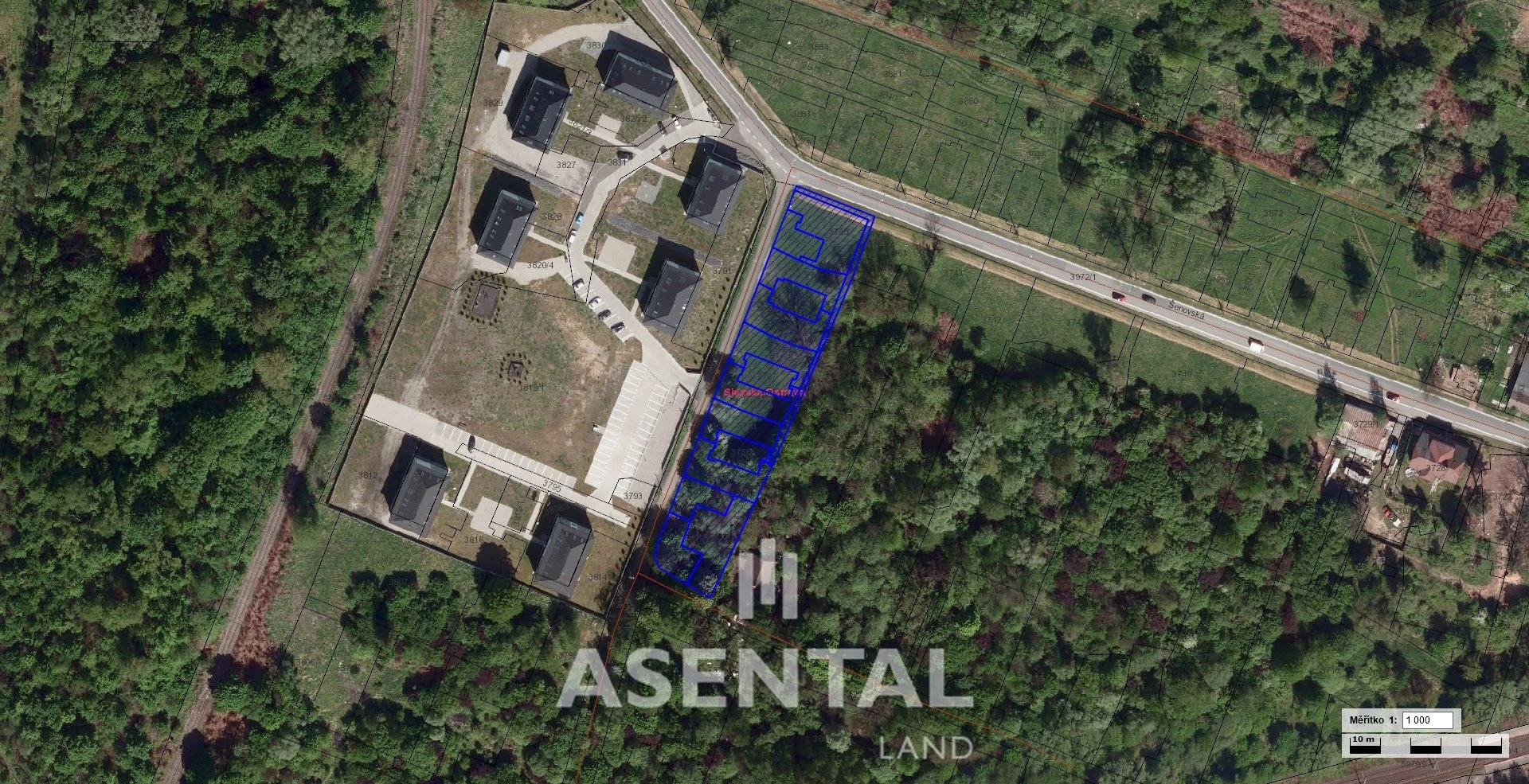 Prodej souboru pozemků o výměře  3 625 m² v k.ú. Slezská Ostrava v lehkém průmyslu s plochou přestavby - plochy smíšené - bydlení a služby