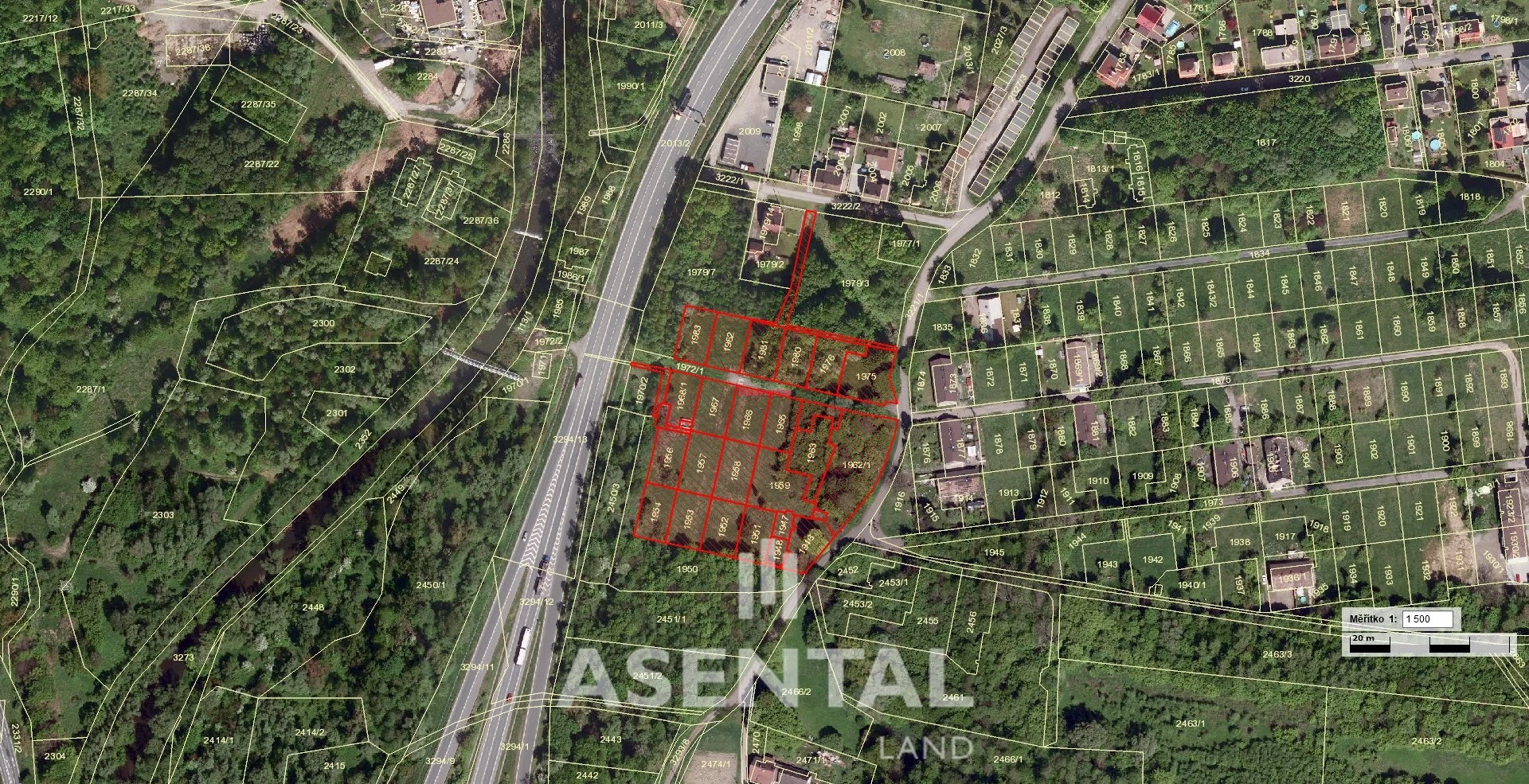 Prodej pozemků, 12 371 m² - Radvanice
