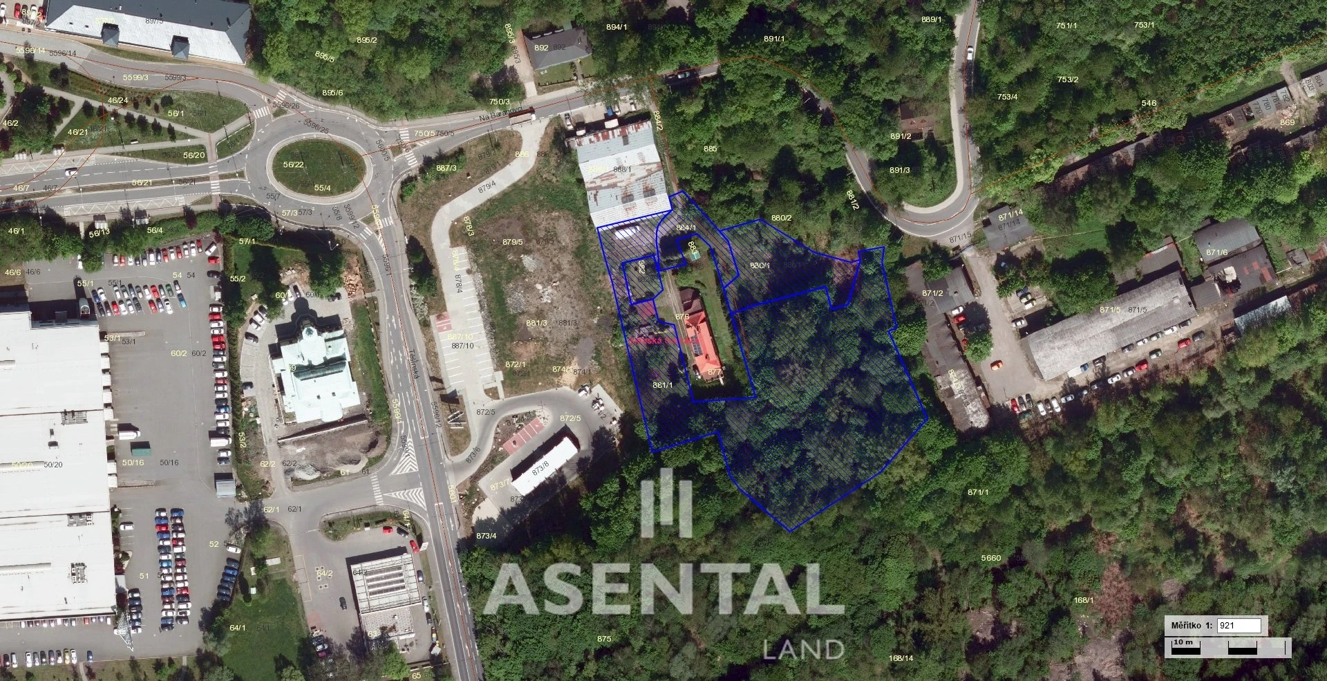 Prodej pozemků 7 294  m² - Ostrava - Slezská Ostrava
