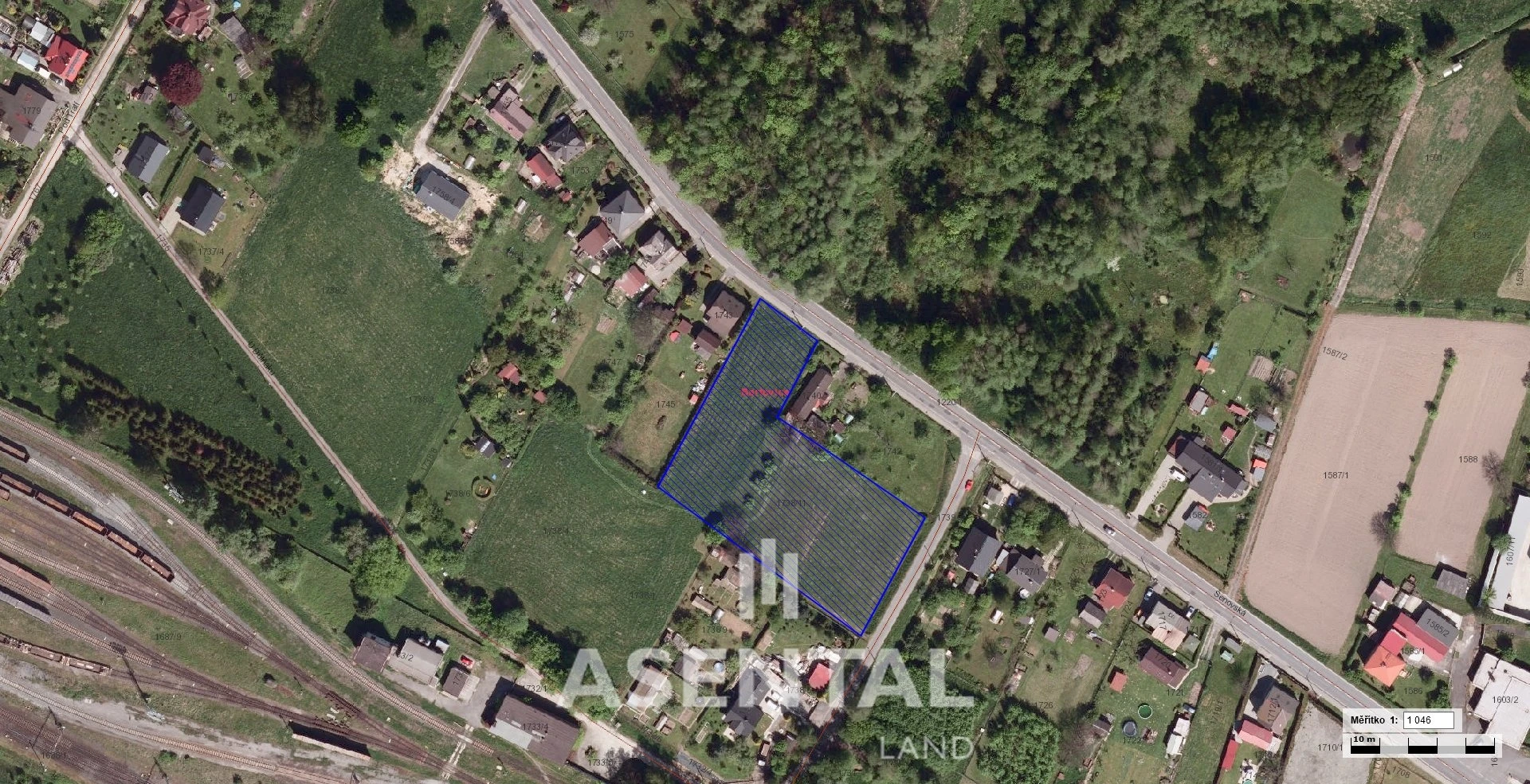 Prodej  pozemku, 4 640 m² - Bartovice