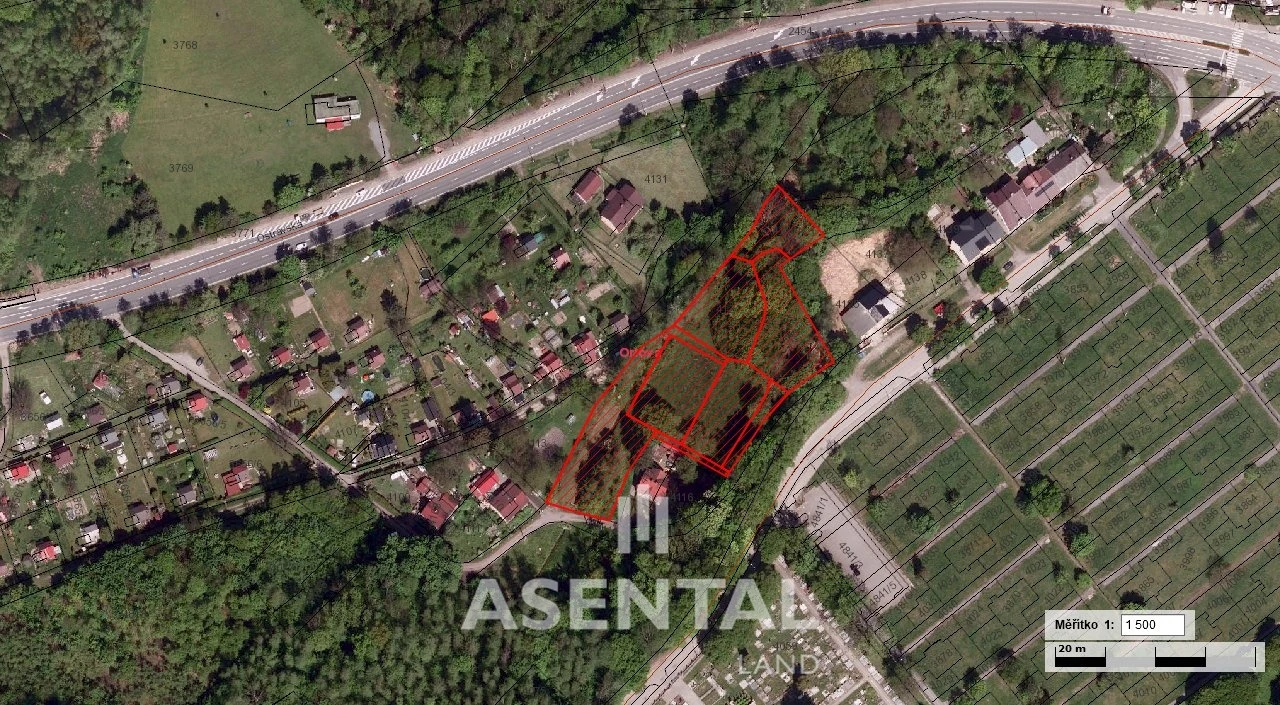 Prodej souboru pozemků o celkové výměře 5 850 m² v k.ú. Orlová