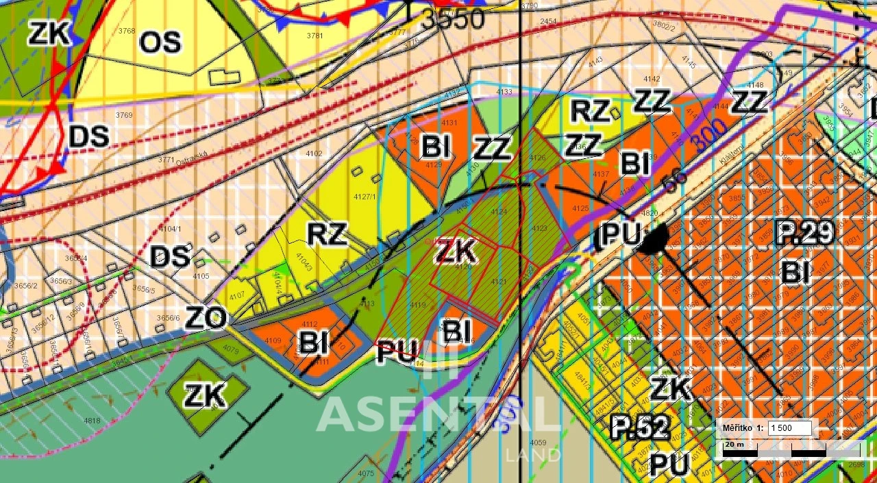 Prodej souboru pozemků o celkové výměře 5 850 m² v k.ú. Orlová