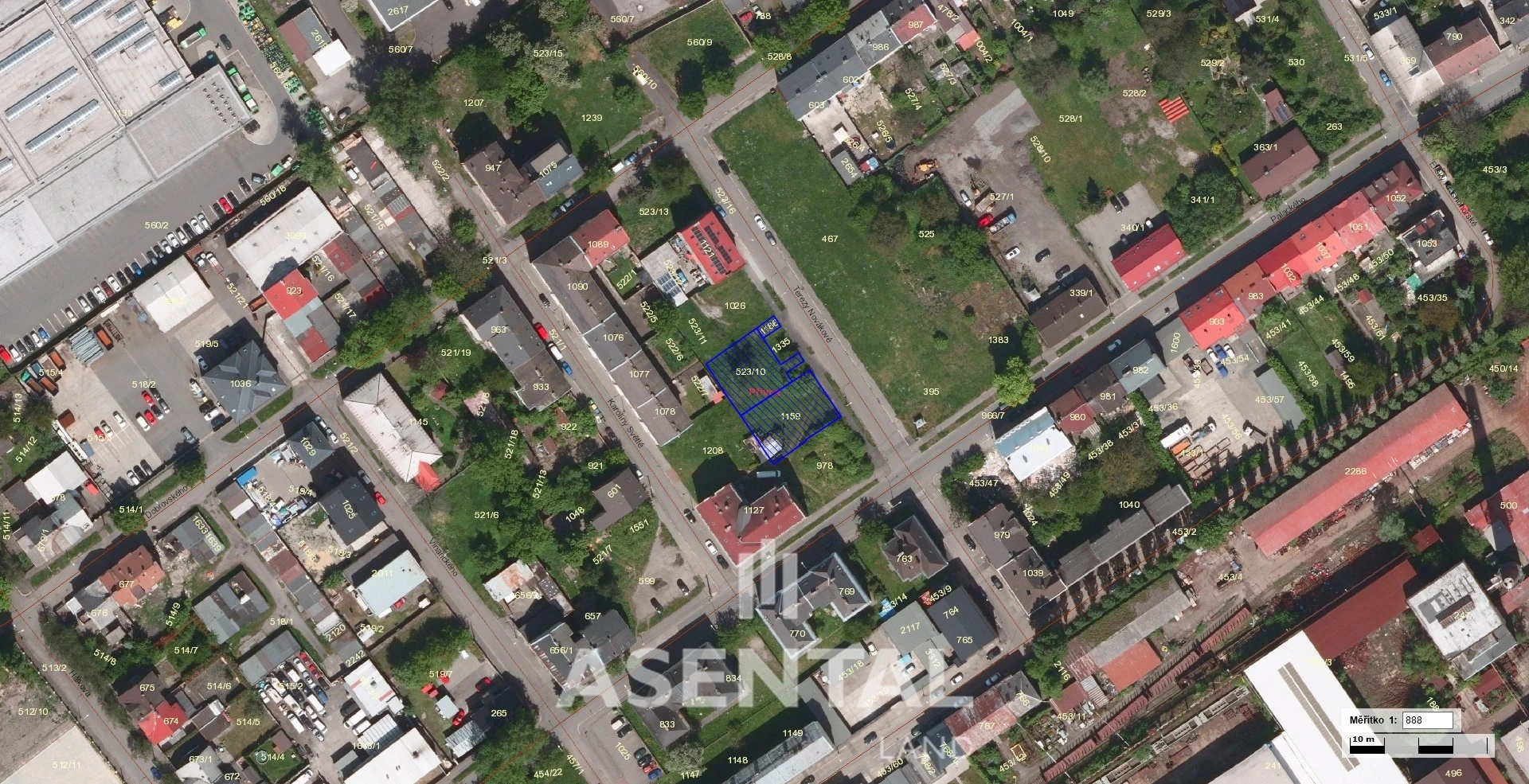 Pozemky pro komerční výstavbu, 787 m² - Ostrava-Přívoz