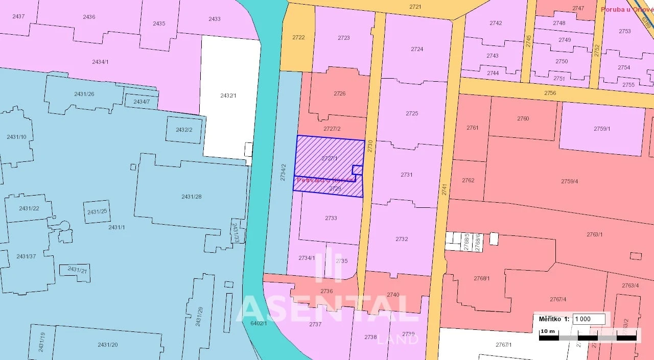 Prodej souboru pozemků o výměře 1 025 m² v k.ú. Petřvald u Karviné