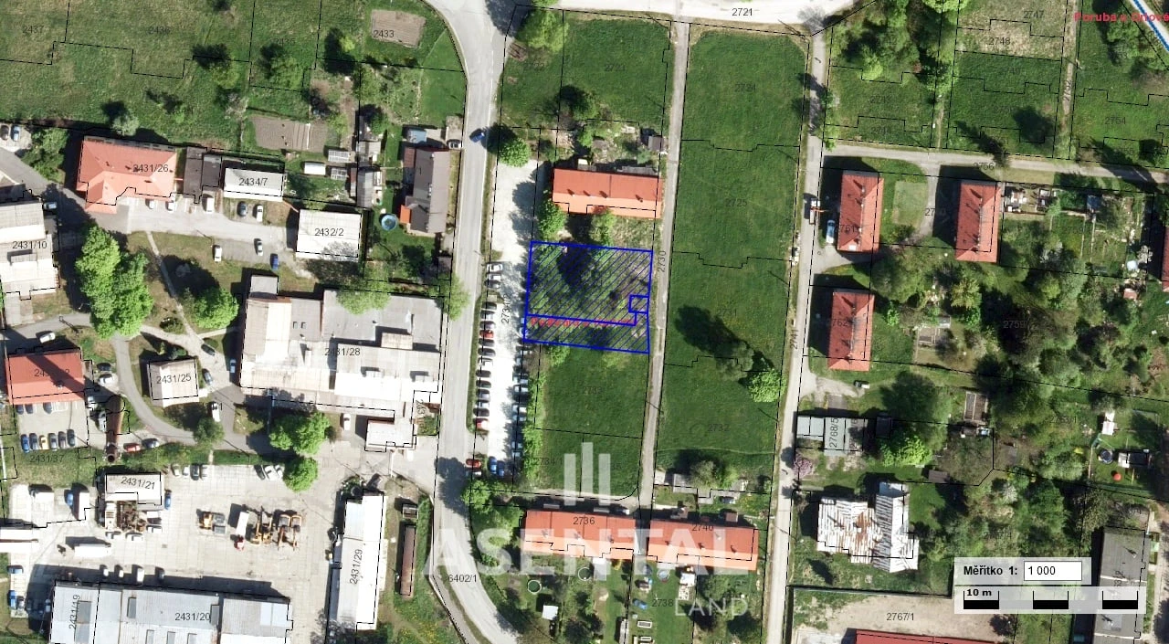 Prodej souboru pozemků o výměře 1 025 m² v k.ú. Petřvald u Karviné